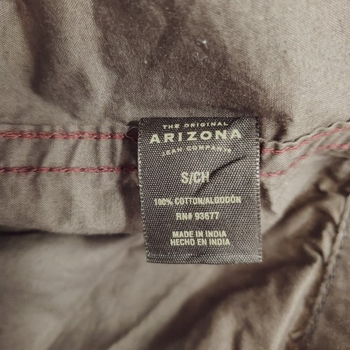 Arizona Pearl Snap Shirt Men's S Charcoal Gray Long Sleeve Cotton Western - Picture 7 of 8