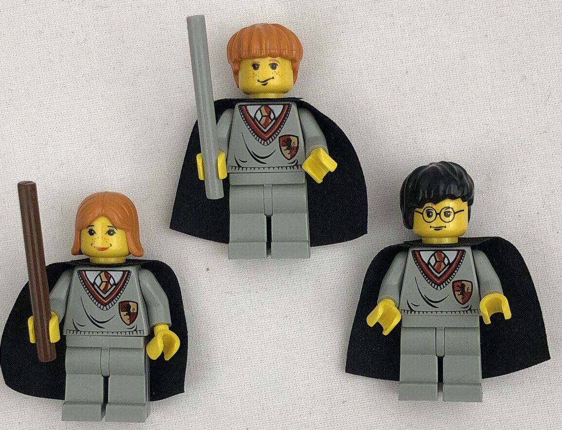 LEGO Harry Potter Minifigure Lot Chamber Secrets 4730 Ron Ginny Weasley & Harry