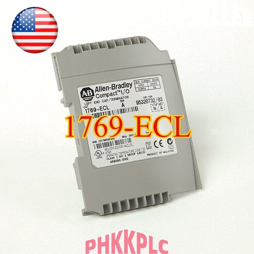 NEW Allen-Bradley 1769-ECL REV 1 Left End Cap / Terminator Factory Sealed !AB