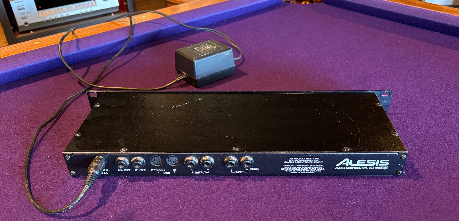 Alesis Quadraverb MultiEffects Processor Rackmount with Power Supply eBay
