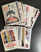 Star Trek PORTFOLIO PRINTS The ORIGINAL SERIES Complete SET 80 cards   -cl