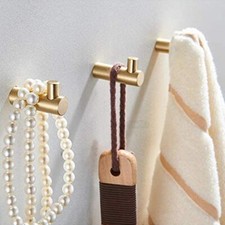 Heavy Duty Brass Hooks For Kitchen Wall Mounted Clothes Towel Hat Hanger Hook