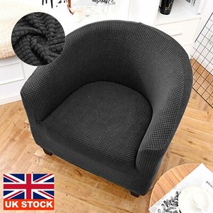Tub Chair Covers Slipcovers Elastic Polyester Fabric Armchair Sofa Seat Cover Tub Chair Covers Slipcovers Elastic, How To Reupholster A Tub Chair Uk