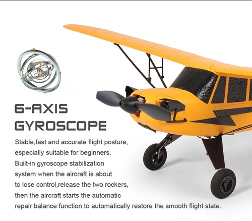 RC Airplane A505 J3 EPP 3D/6G 3CH 2.4G Fixed Wing Aircraft for Kids Gift Toys - Picture 13 of 27
