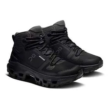 Men's On Running Cloudrock Mid Wp Black 3MF10161043 Size US 7-11