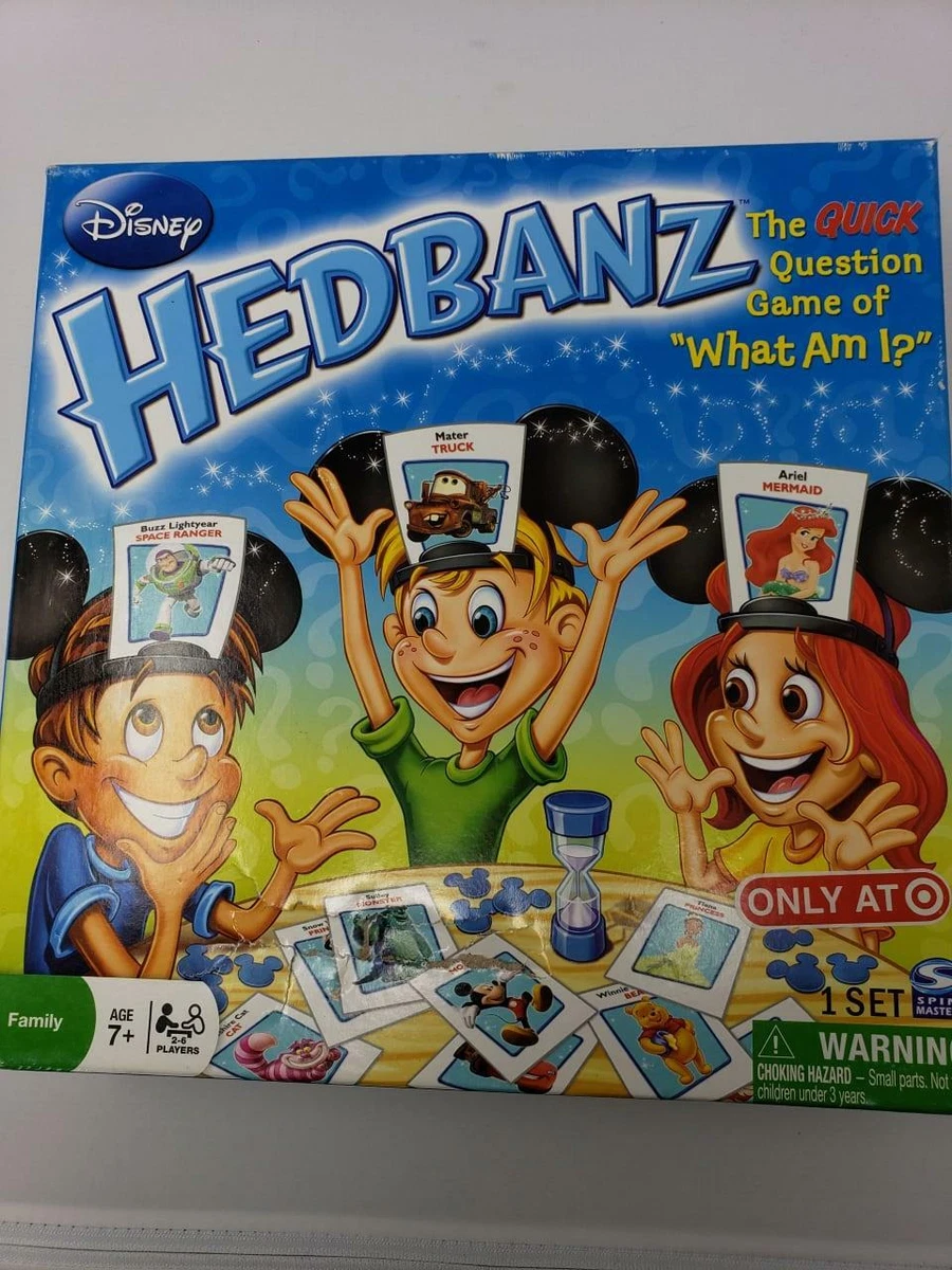 Disney Hedbanz Game new contents slightly damaged box eBay