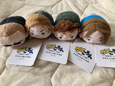 Resident Evil Biohazard Capcoron Mascot Plush 4 pcs Leon Wesker Chris Zill