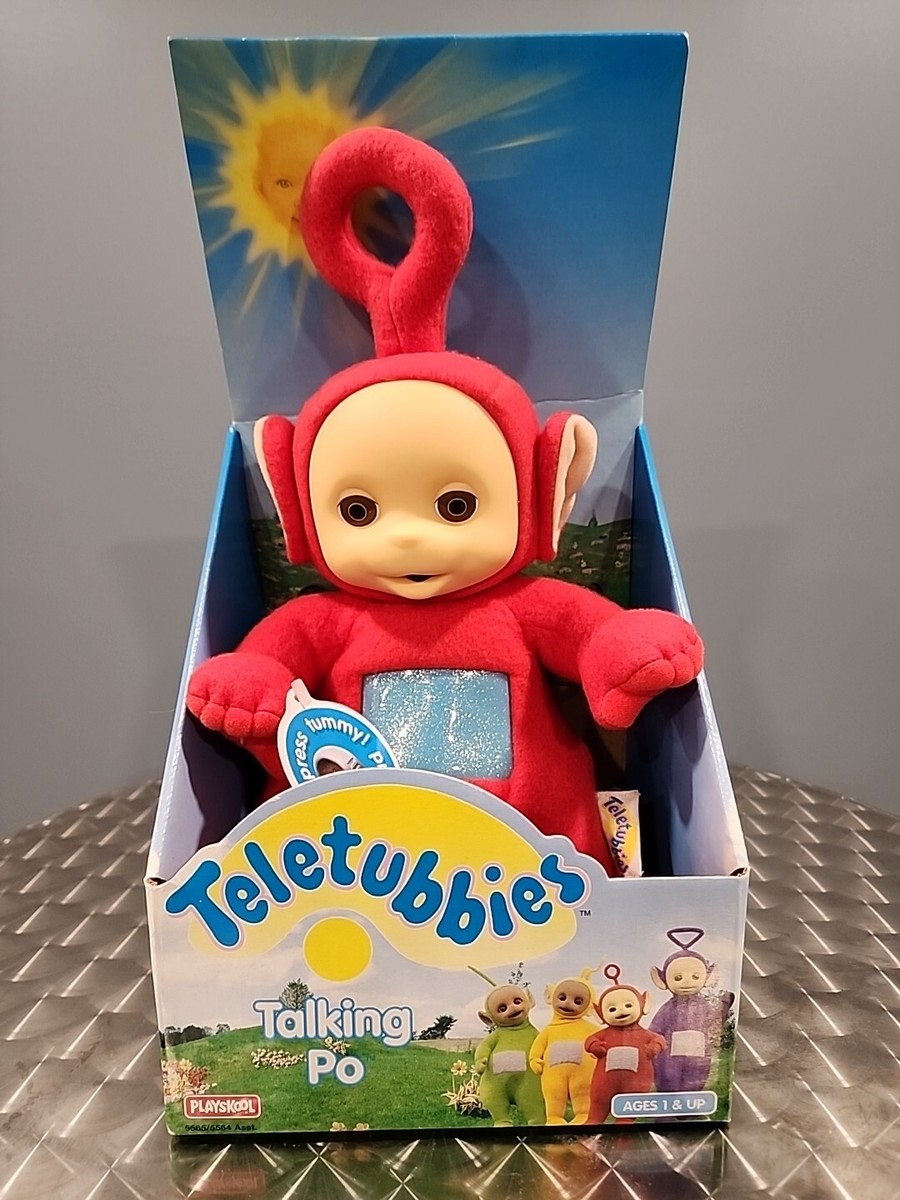 RARE NIB 1998 Playskool Teletubbies Talking Po Plush 