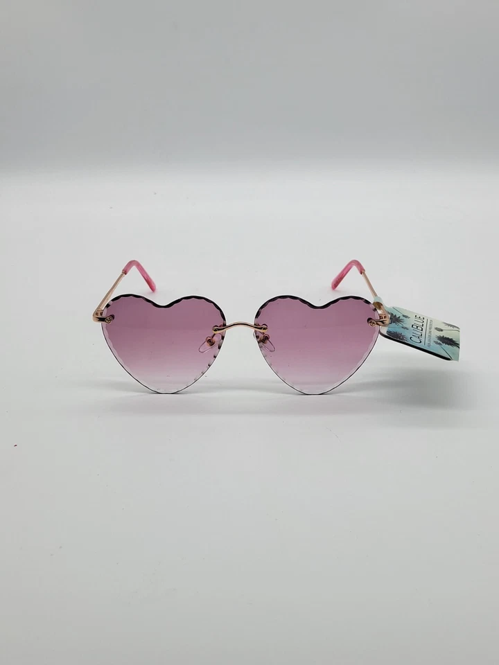 GAFAS DE SOL CALI AZUL ROSA MARCO CORAZÓN MUJER 100% UVA & UVB Foto 2 de 4