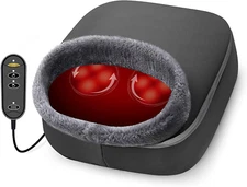 2-in-1 Shiatsu Foot Massager Heat Machine for Circulation and Foot Pain Relief