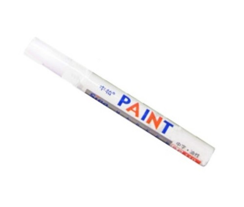 WHITE CAR TYRE MARKER PAINT PEN TIRE METAL PERMANENT - UK Stockist - Picture 2 of 4