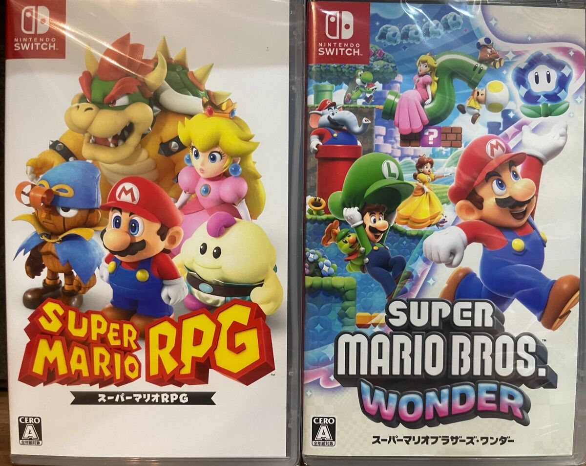 Super Mario RPG and Super Mario Bros Wonder Two Game Bundle - Nintendo  Switch 45496599638