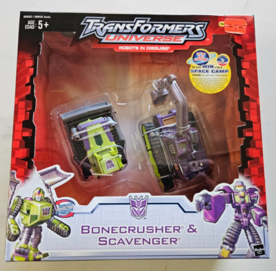 2004 Hasbro Transformers Universe Robots in Disguise Bonecrusher & Scavenger