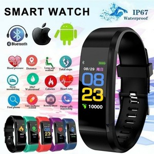 fitness smart watch activity tracker womenmen kids fitbit android ios heart rate