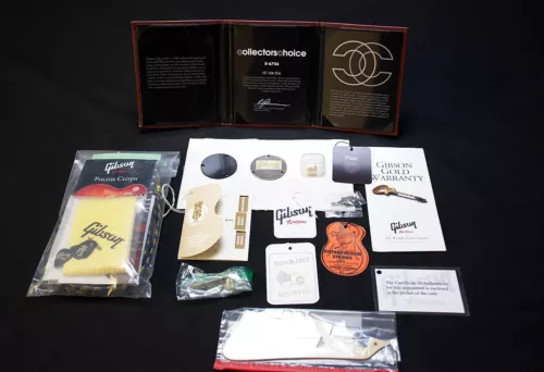 Gibson Custom Shop CC 15A Greg Martin les Paul 1958 COA, switch back plates, Set