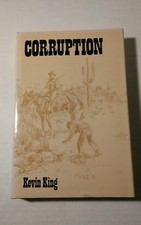 corruption signed book by Kevin King first edition