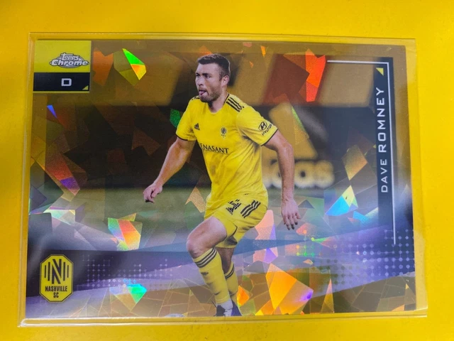 RS18588  2021 Topps Chrome MLS Sapphire Gold Refractors #45 Dave Romney #08/50