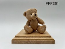 Teddy Bear-Small 4.5"-Jointed-Tan with Black eyes