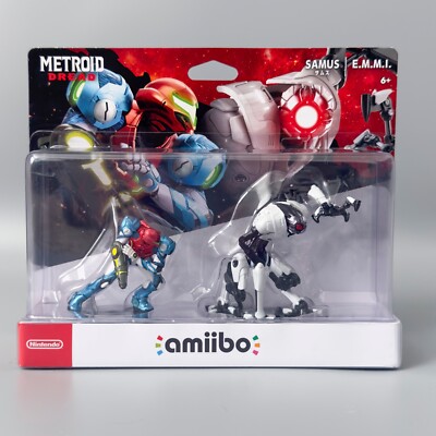 Nintendo amiibo - Metroid Dread - Samus and E.M.M.I. Figures (new in box)