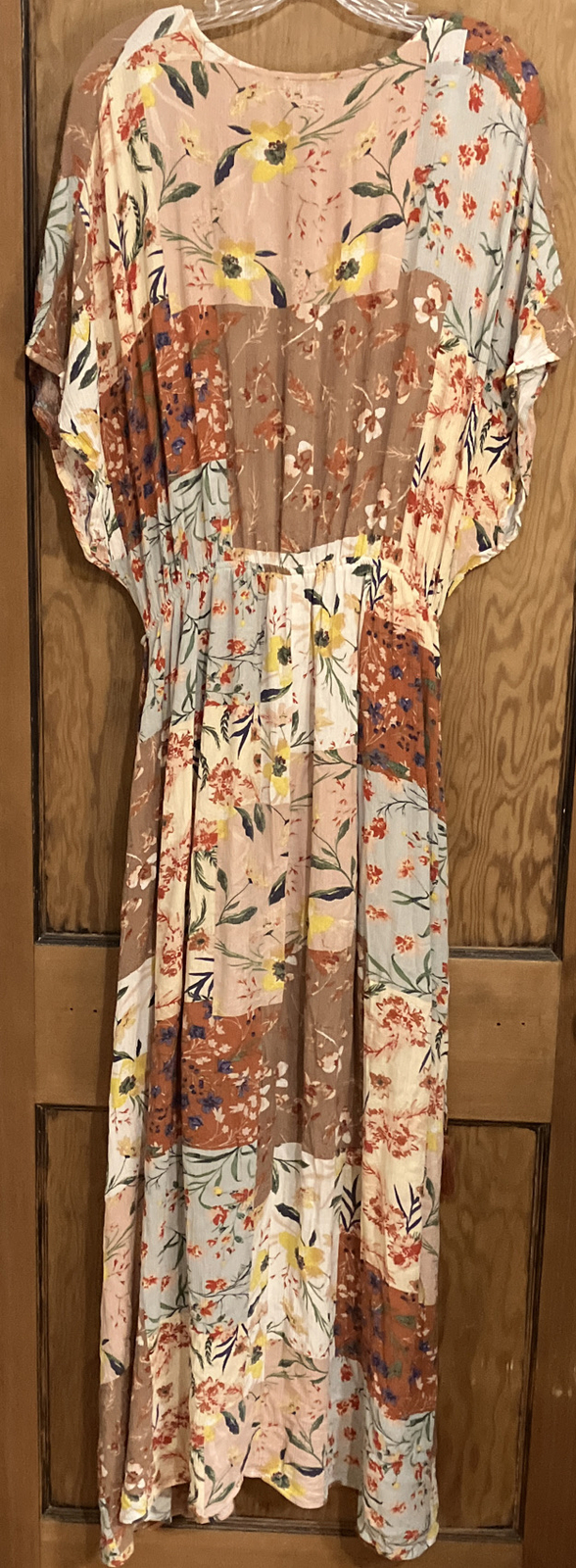 Vici Collection Multi Color Patchwork Maxi A-Line… - image 14