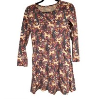 Girls Unicorn Long Sleeve Play Dress 14/16 XL Wonder Nation