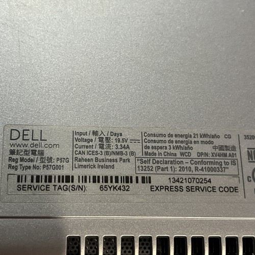 DELL INSPIRON 7347 INTEL CORE I3-4010U 1.70GHZ 4GB RAM NO HD - Picture 6 of 6