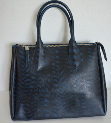 GUM Gianni Chiarini Design Tasche blau schwarz schick