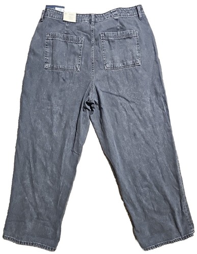 *NWT* Universal Thread Women’s Jeans Size 20W Long Relaxed Gray Wide-Leg - Picture 2 of 3