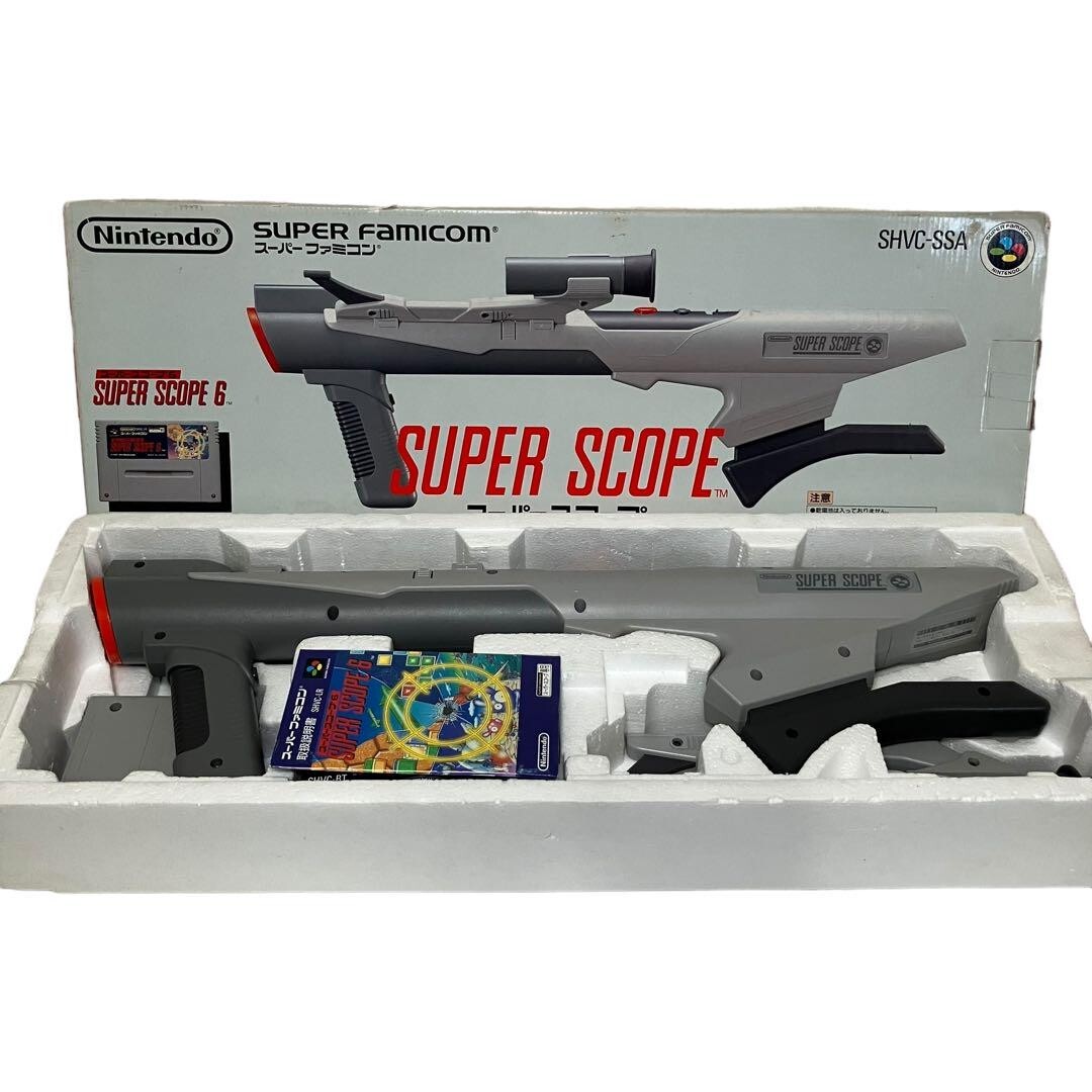 【Nintendo】スーパースコープ本体+SUPER SCOPE6(ソフト) Nintendo】スーパースコープ本体+SUPER SCOPE6(ソフト) Nintendo