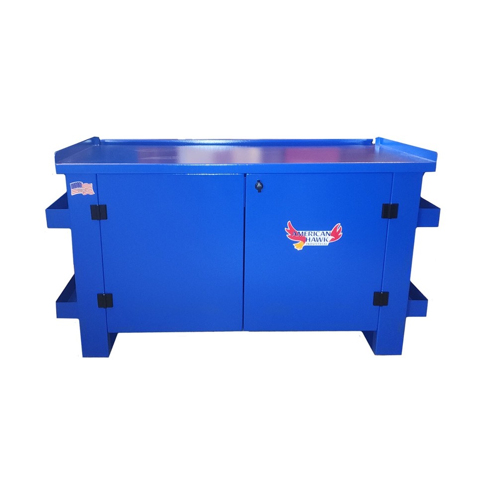 Automotive Transmission Table With Rear Trough - 4000 Lb Capacity BLUE ...