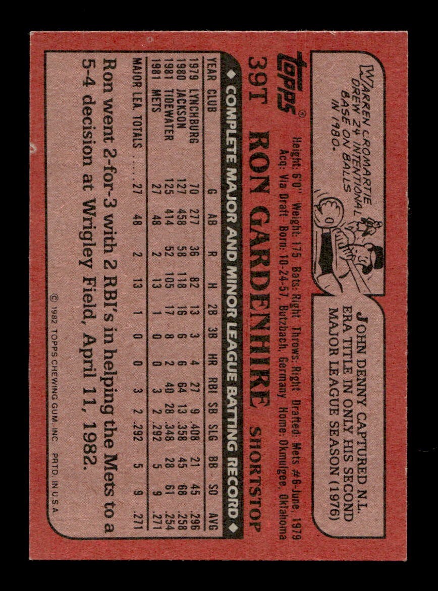 1982 Topps Traded 1-132 EX-MT/NM Pick From List All PICTURED - Picture 257 of 501