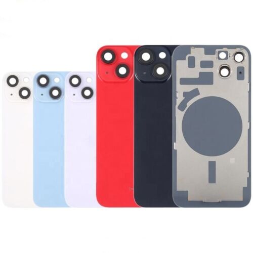 Lot coque arrière de remplacement pour iPhone 14 Pro Max 15 Plus grand trou cam - Photo 5 sur 12