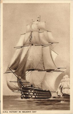 CPA AK H.M.S. Victory in Nelson's Day SCHIFFE (1203981)