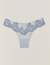 Victoria's Secret Dream Angels Iridescent Embroidery Brazilian Panty Medium