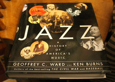 Jazz ~ Geoffrey Ward & Ken Burns ~ 2000 Knopf HCDJ ~ SIGNED Ken Burns