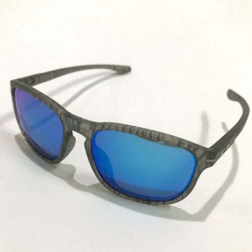 Oakley Sunglasses * Enduro Asian Fit 9274-07 Matte Grey Ink Sapphire Iridium - Picture 1 of 8