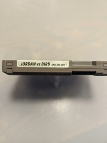 Jordan vs Bird one on one original Nintendo Nes game clean and tested cart only