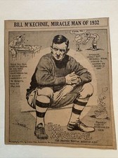 Bill McKechnie Boston Braves Miracle Man 1932 Baseball Cartoon Sketch RARE!