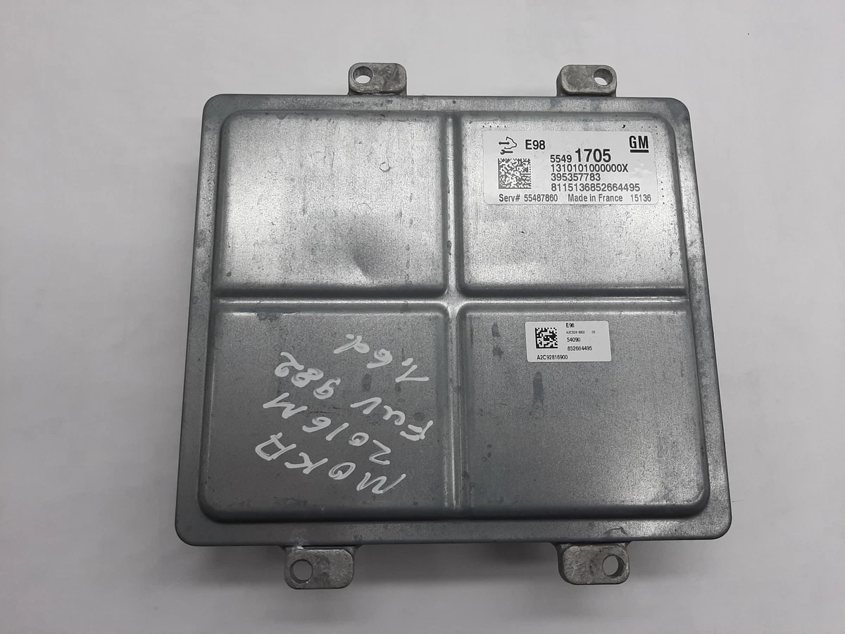 OPEL MOKKA 1.6 CDTI 100kw 2015 Engine Control Unit 55491705 