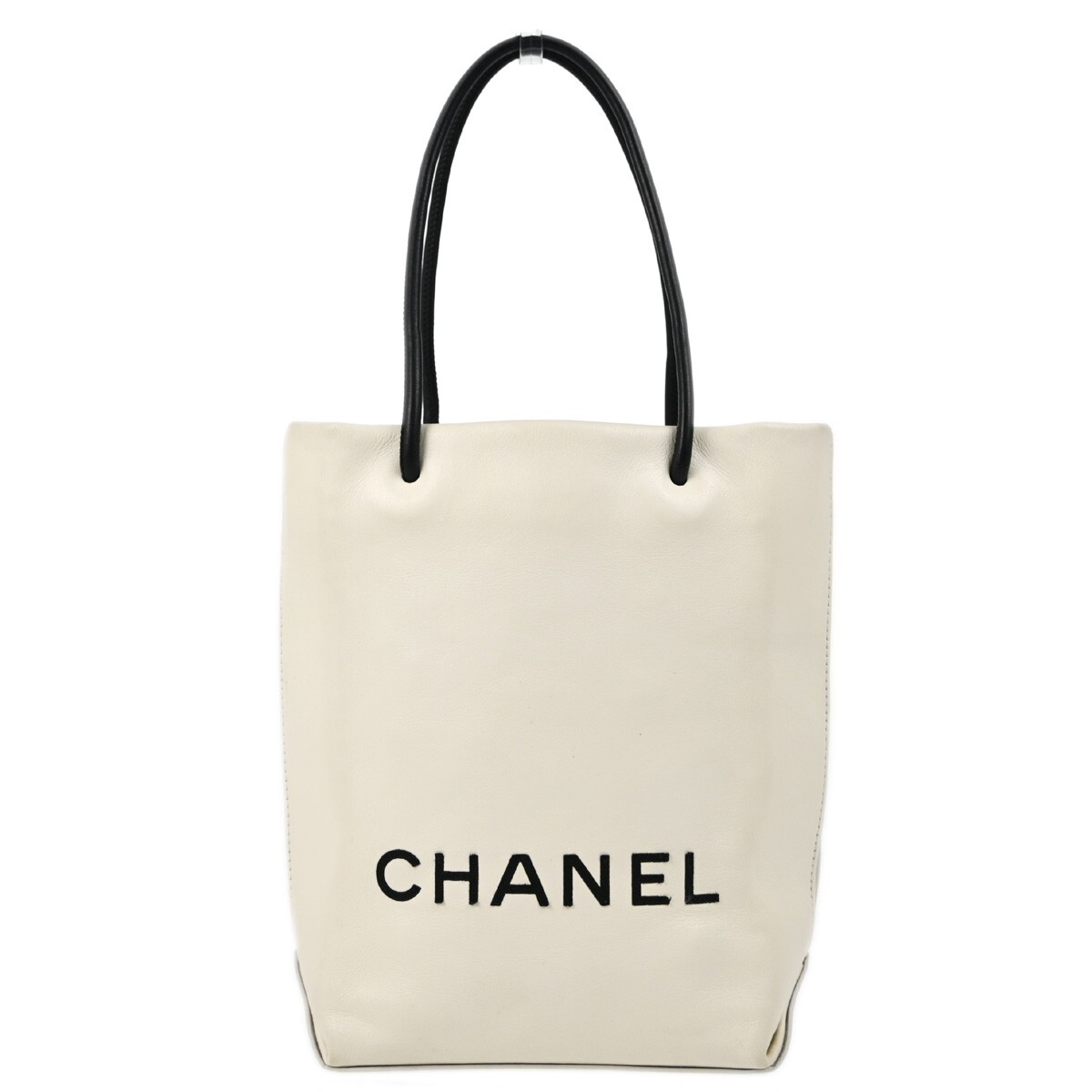 Chanel White Calfskin Essential Tote Bag 114624 | eBay