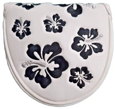 Putter Cover with Magnet Flower Design 19th Hole Custom Shop