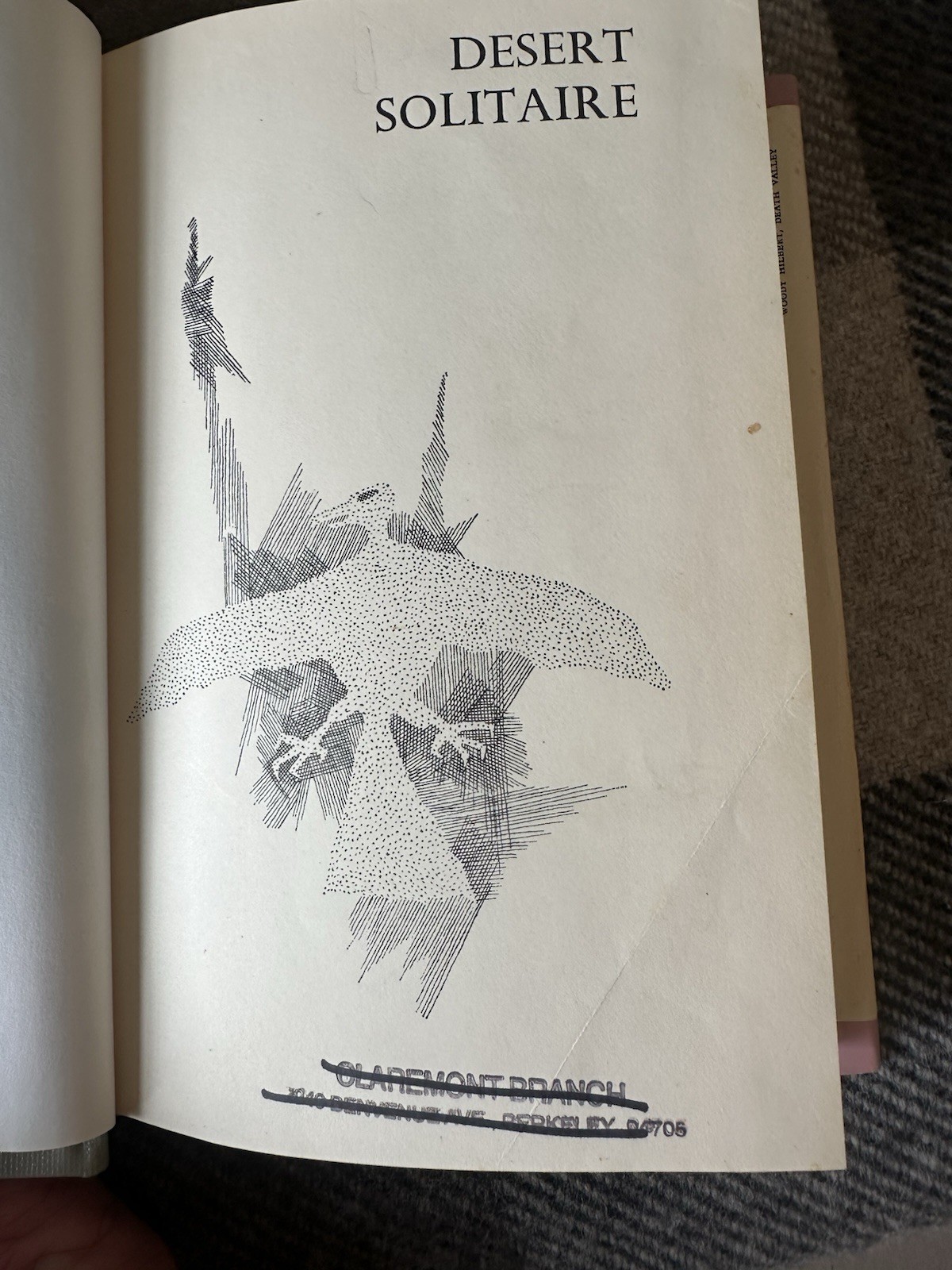 Edward Abbey Desert Solitaire First Edition 1968 1st Ex-Lib Moab Arches River