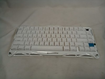 GravaStar Mercury K1 Professional 75% Wireless Mechanical Keyboard White