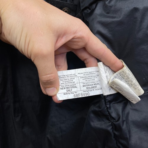 Giacca Parka Invernale Uomo Canada Goose "Branta" Nero - Taglia M - Foto 23 di 24