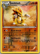 79/149 Sandslash Boundaries Crossed Uncommon Pokemon Reverse Holo NM