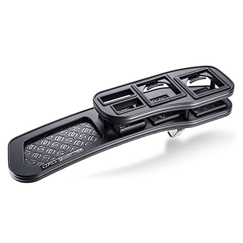 DAD GARSON Front Table Matte Black Square Leaf Tray Design Leather Black for