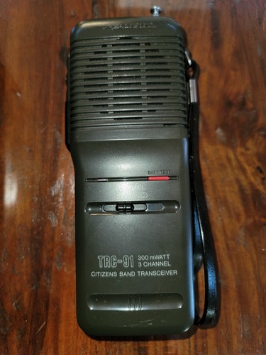 Vintage Radio Shack TRC-91 Citizens Band Walkie Talkie 3 Channel Tested/Working - Zdjęcie 3 z 15