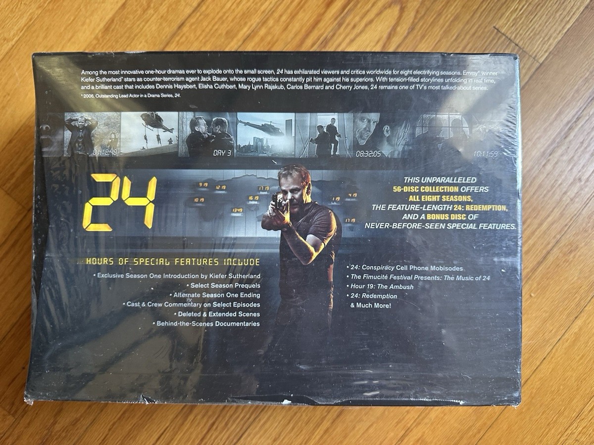 24: THE COMPLETE SERIES DVD ボックスセット 24: The Complete Series (DVD, 2010, 55-Disc Set) for sale