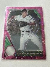 2021 Panini Prizm Draft Picks - Colson Montgomery #PDP22 Pink Velocity Prizm...