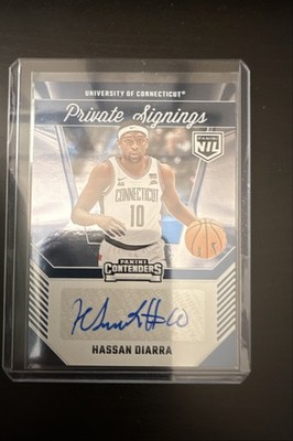 2024-25 Panini University of Connecticut - Private Signings Hassan Diarra #HD 